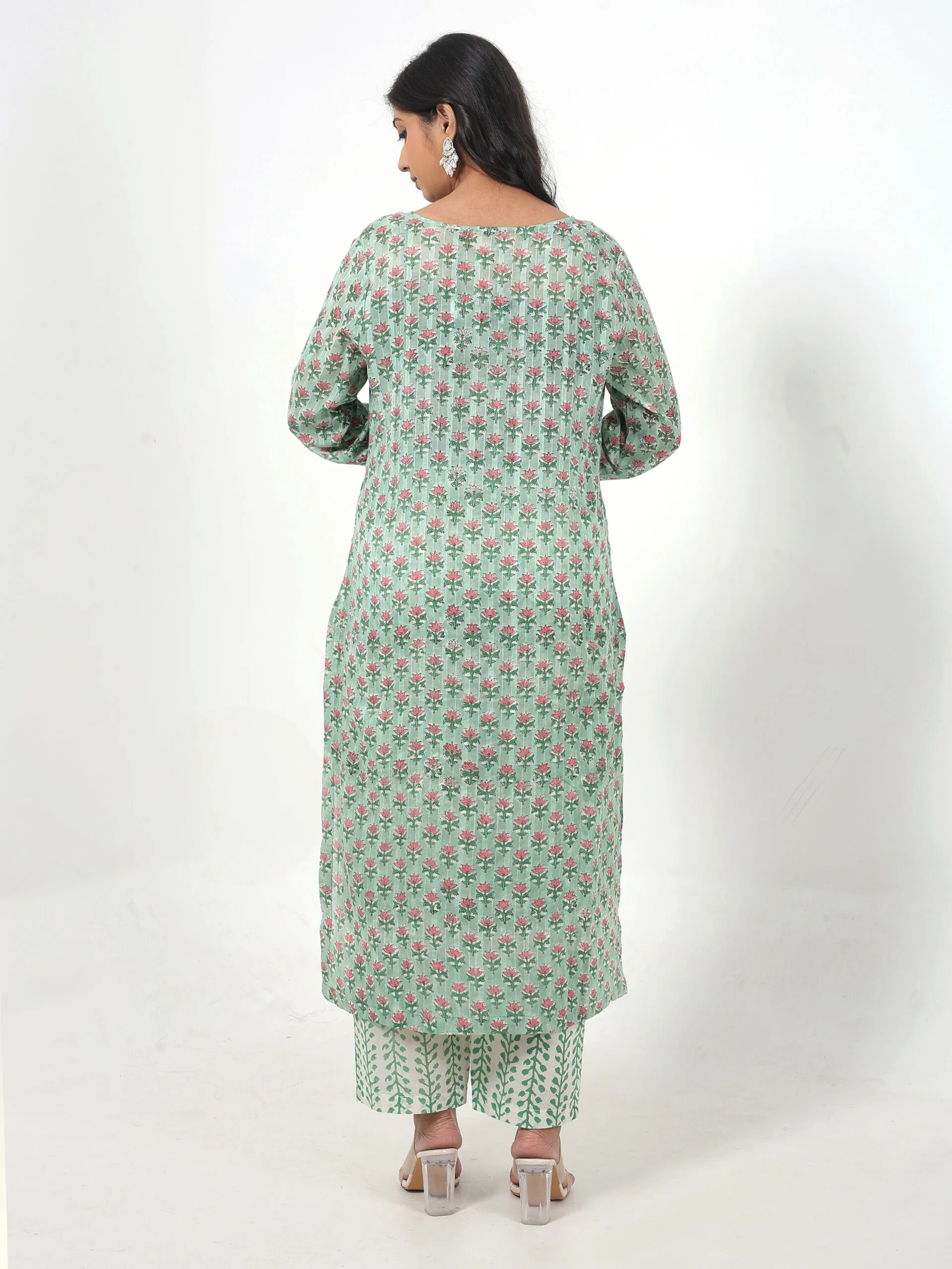 RANGRIWAZ Kurti Printed Kurta, Palazzo & Dupatta Set - Image 6