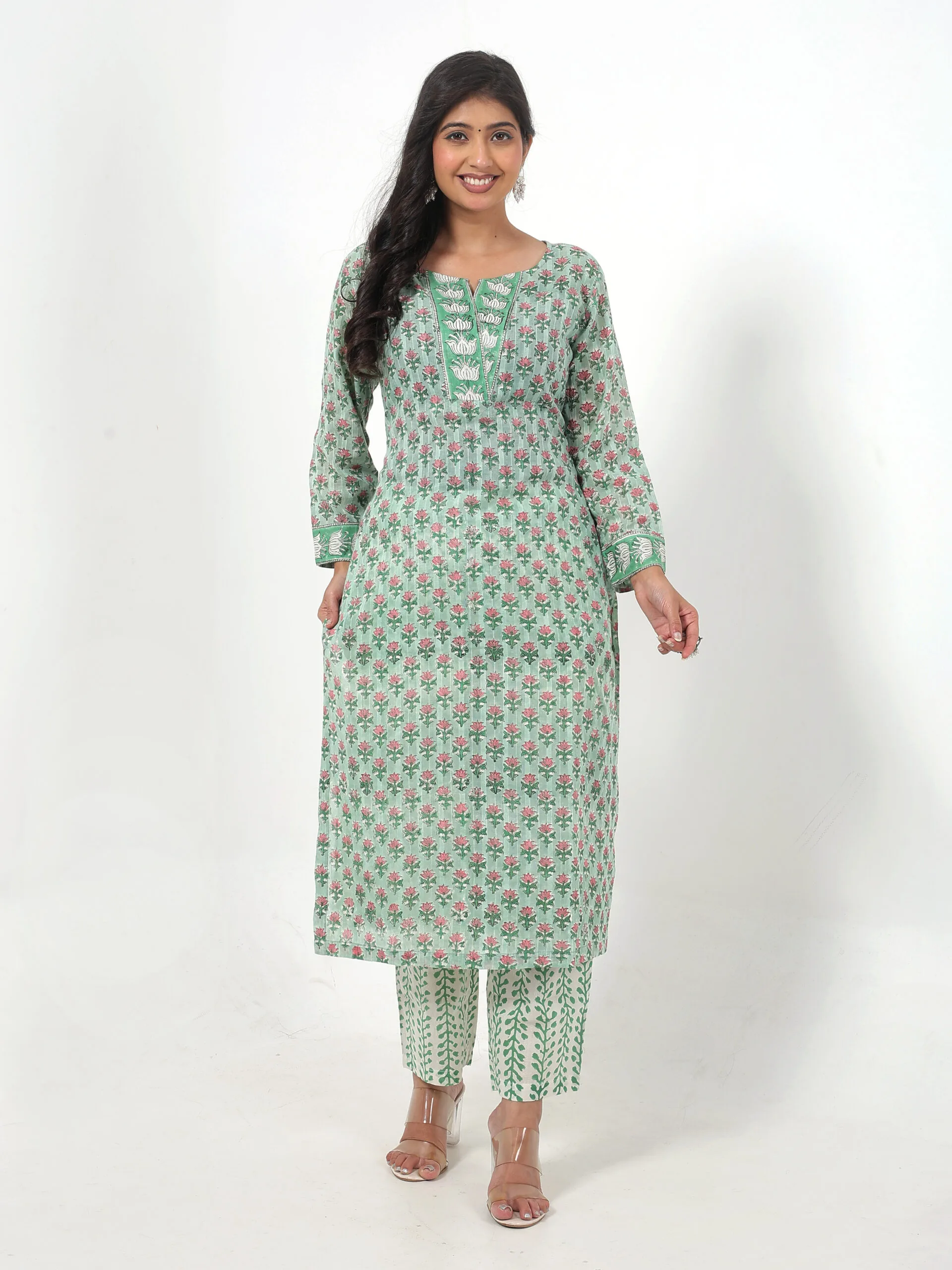 RANGRIWAZ Kurti Printed Kurta, Palazzo & Dupatta Set - Image 7