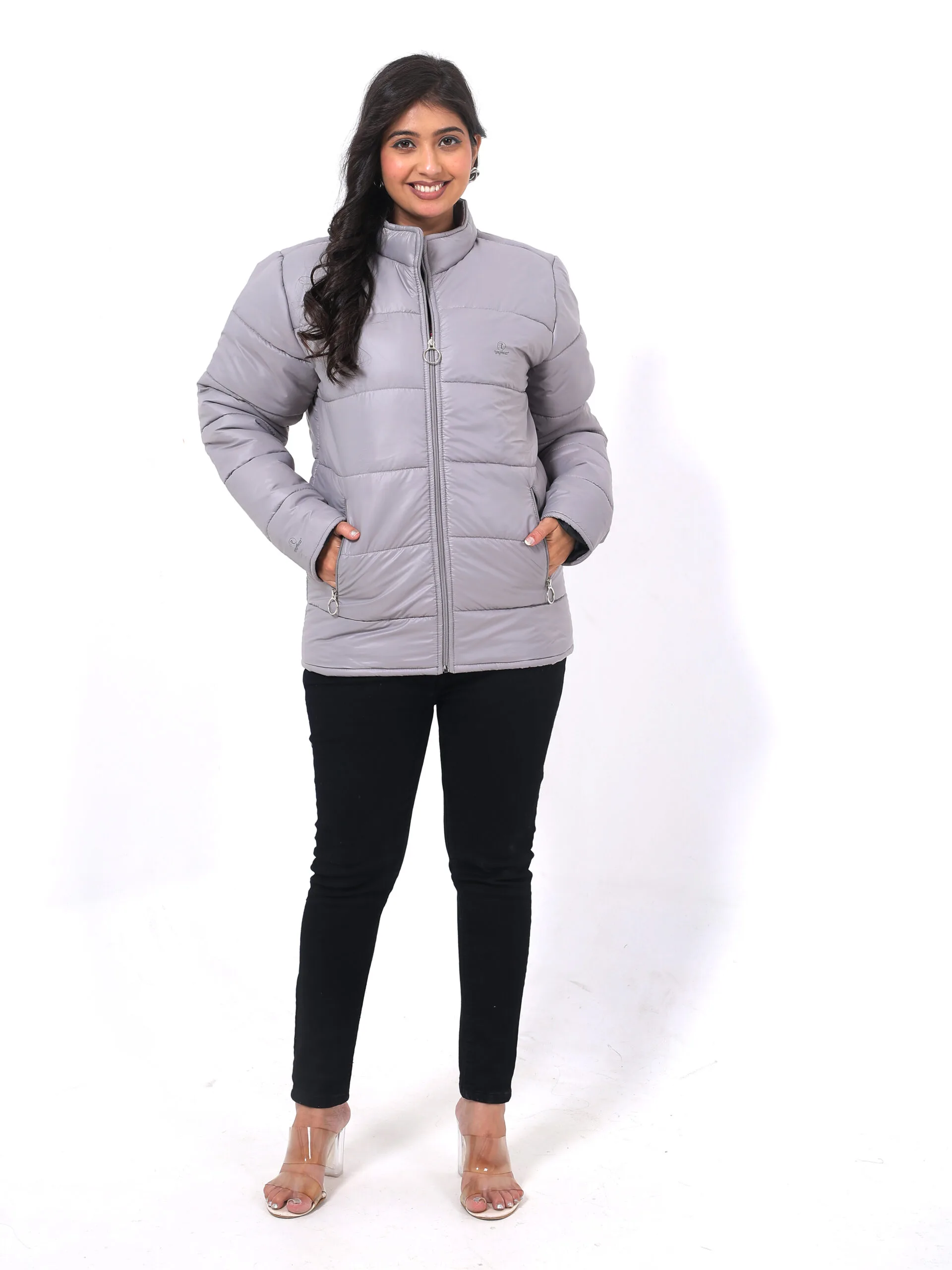 RANGRIWAZ Full Sleeve Cozy Core Heavy-Duty Winter Parka Jacket- Grey - Image 3