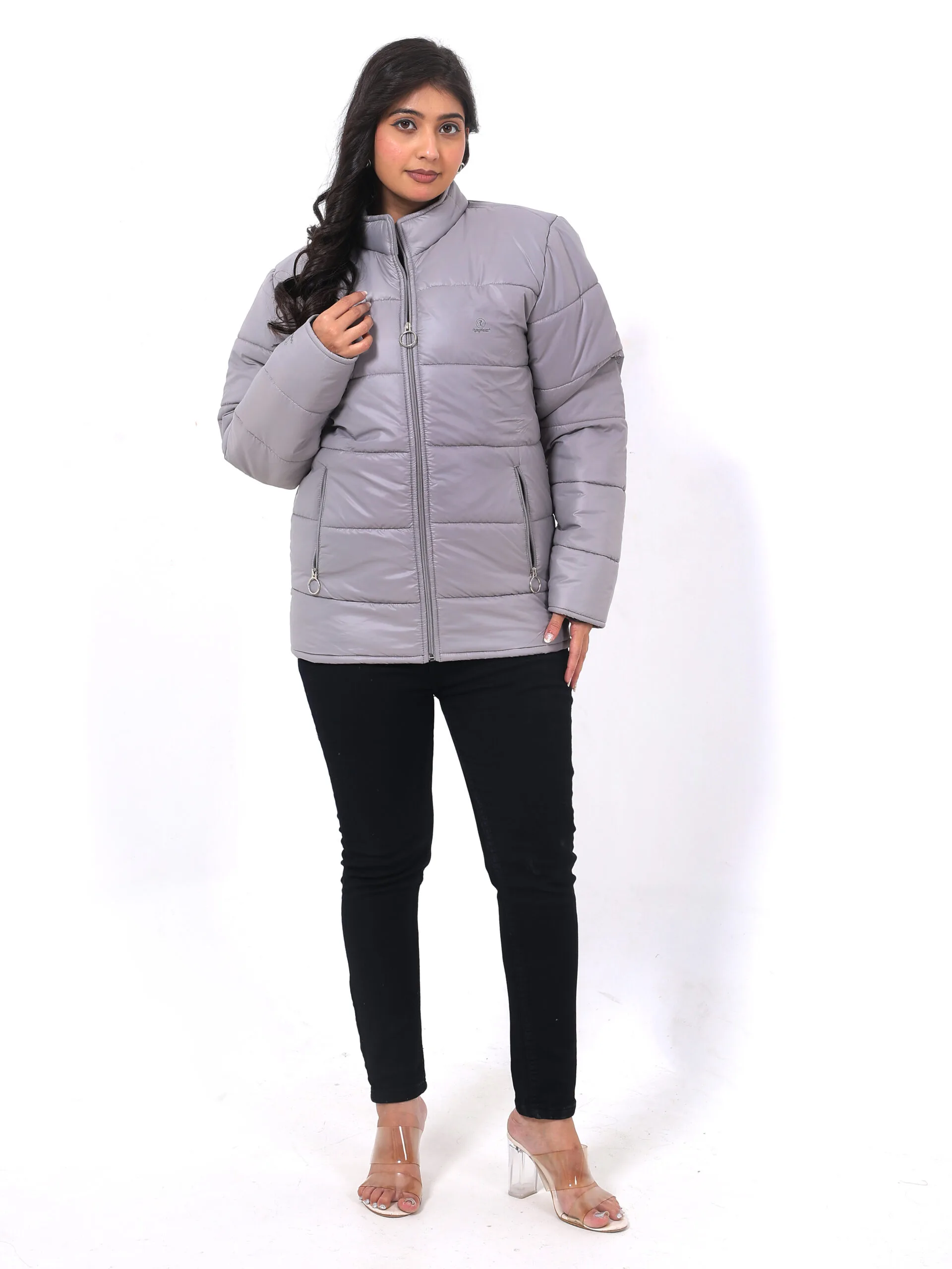 RANGRIWAZ Full Sleeve Cozy Core Heavy-Duty Winter Parka Jacket- Grey - Image 5