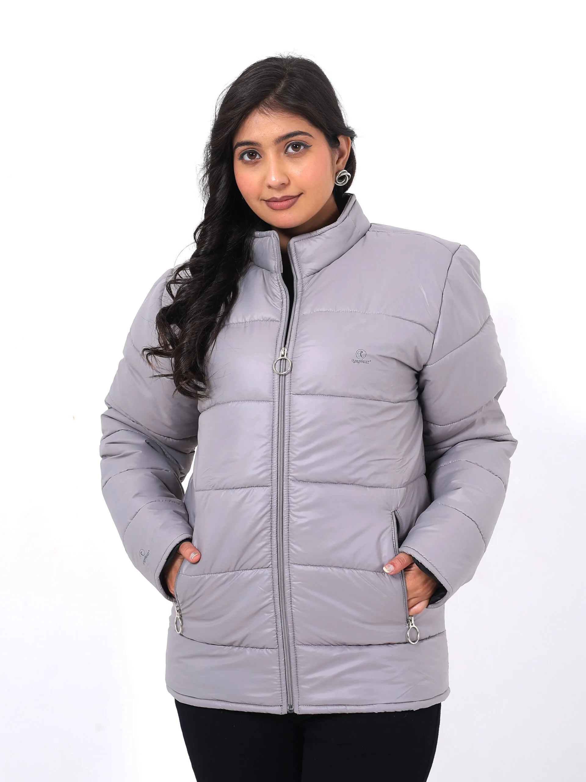 RANGRIWAZ Full Sleeve Cozy Core Heavy-Duty Winter Parka Jacket- Grey - Image 6