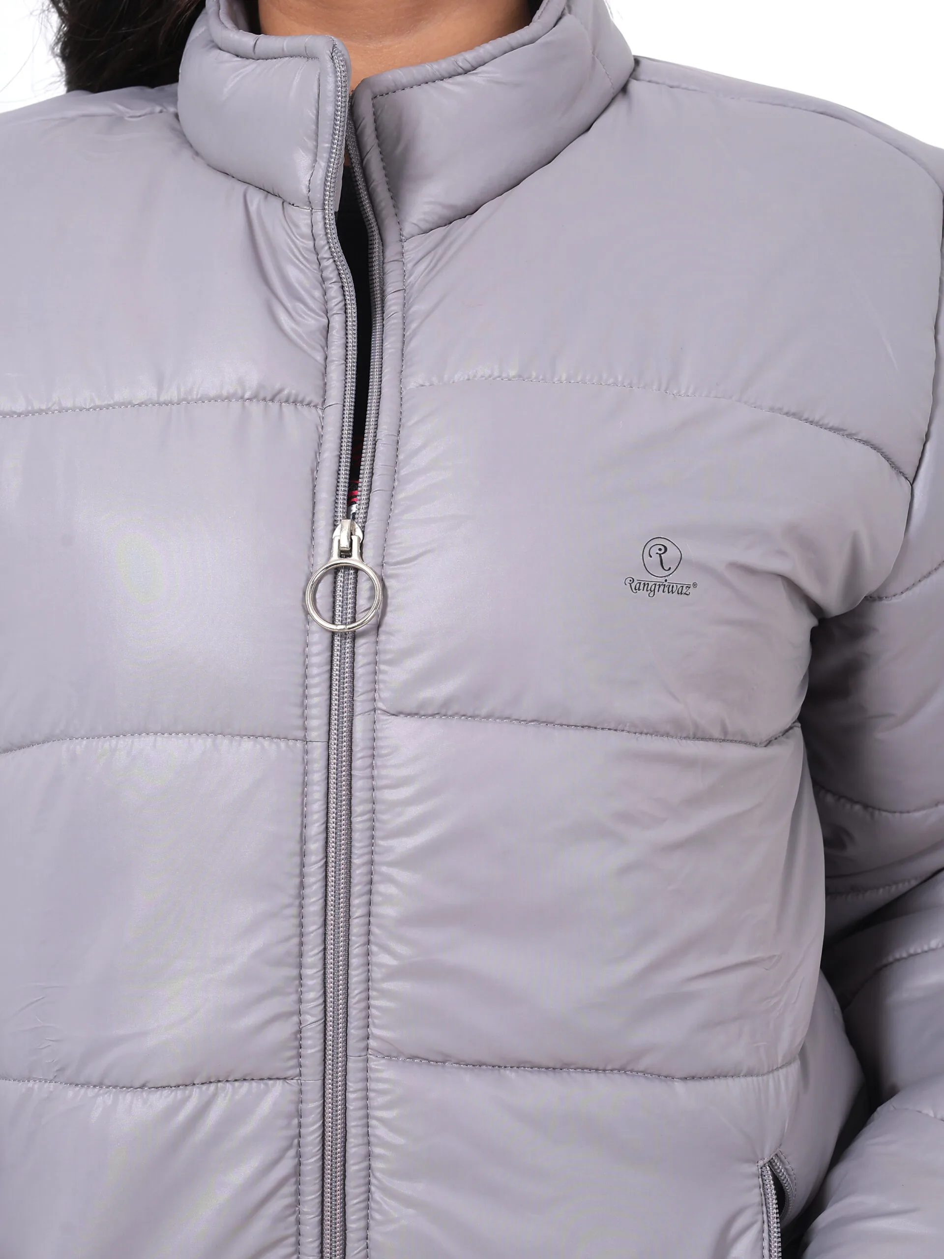 RANGRIWAZ Full Sleeve Cozy Core Heavy-Duty Winter Parka Jacket- Grey - Image 7