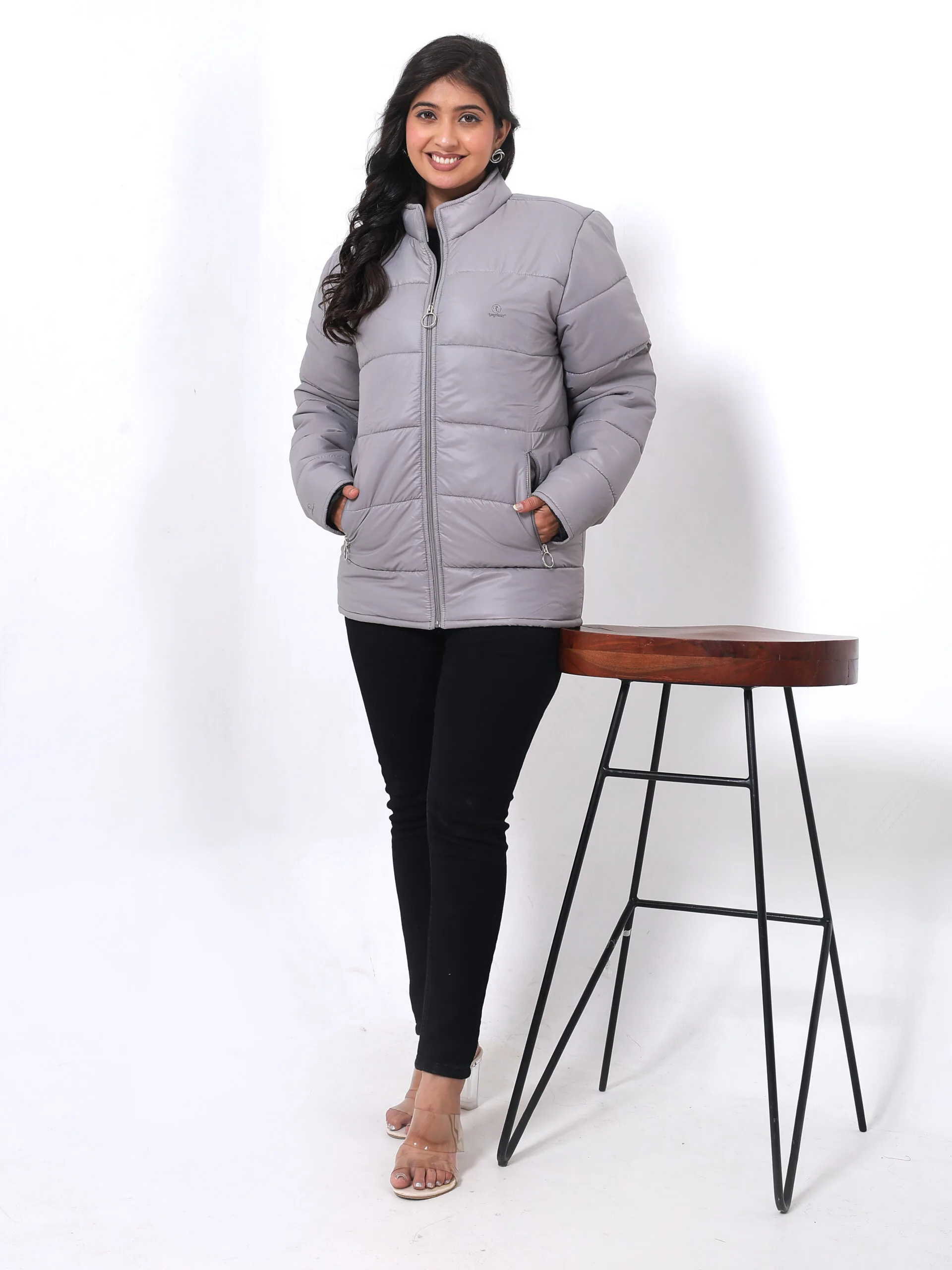 RANGRIWAZ Full Sleeve Cozy Core Heavy-Duty Winter Parka Jacket- Grey