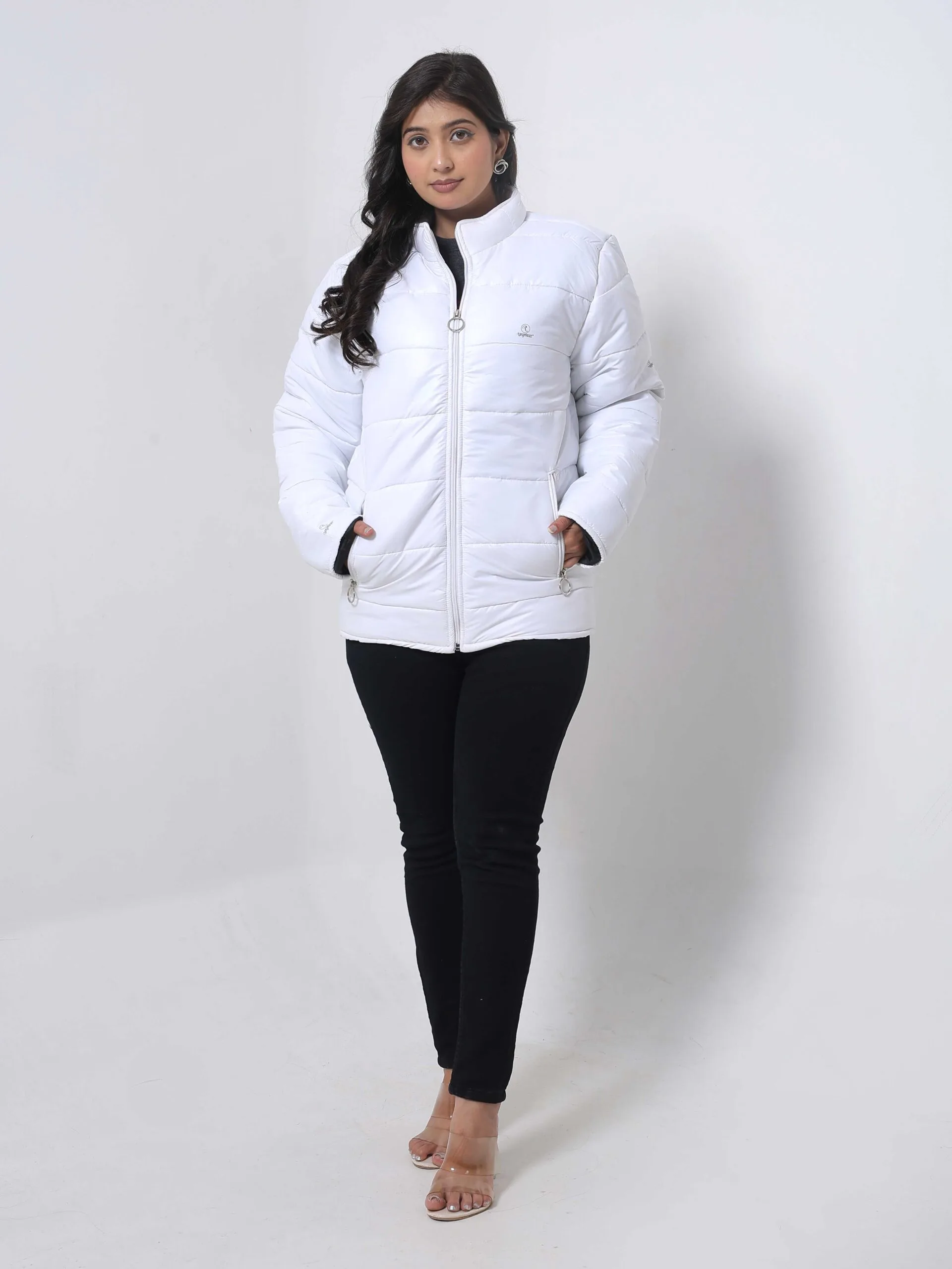 RANGRIWAZ Full Sleeve Cozy Core Heavy-Duty Winter Parka Jacket-White - Image 4
